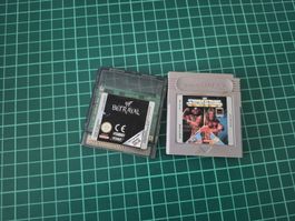 WWF Betrayal Game Boy Cartridge and WWF Superstars Cartridge