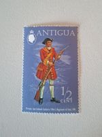 Antigua Briefmarke, Soldat, 1/2 Cent