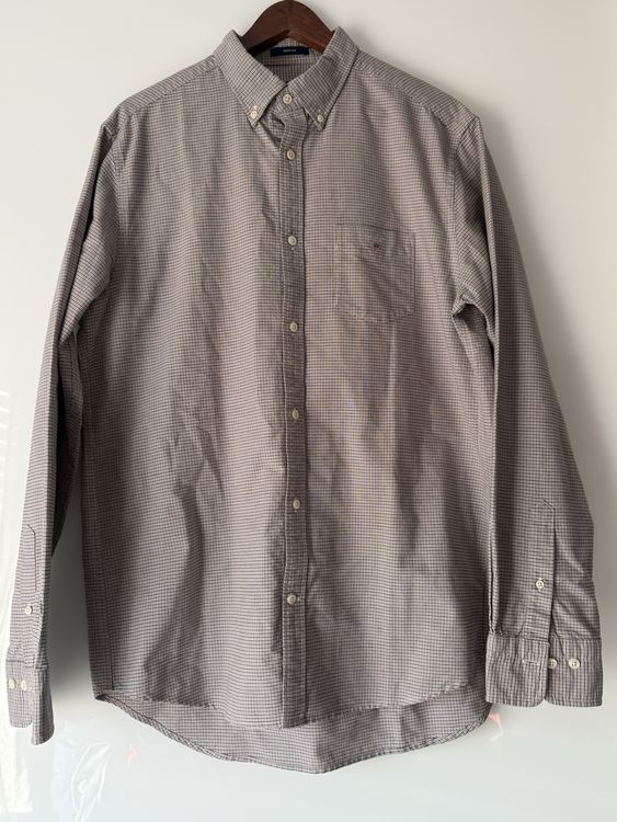 Chemise Décontractée GANT The Indigo - Bleu Denim, Taille L Homme, Occasion Très Bon état