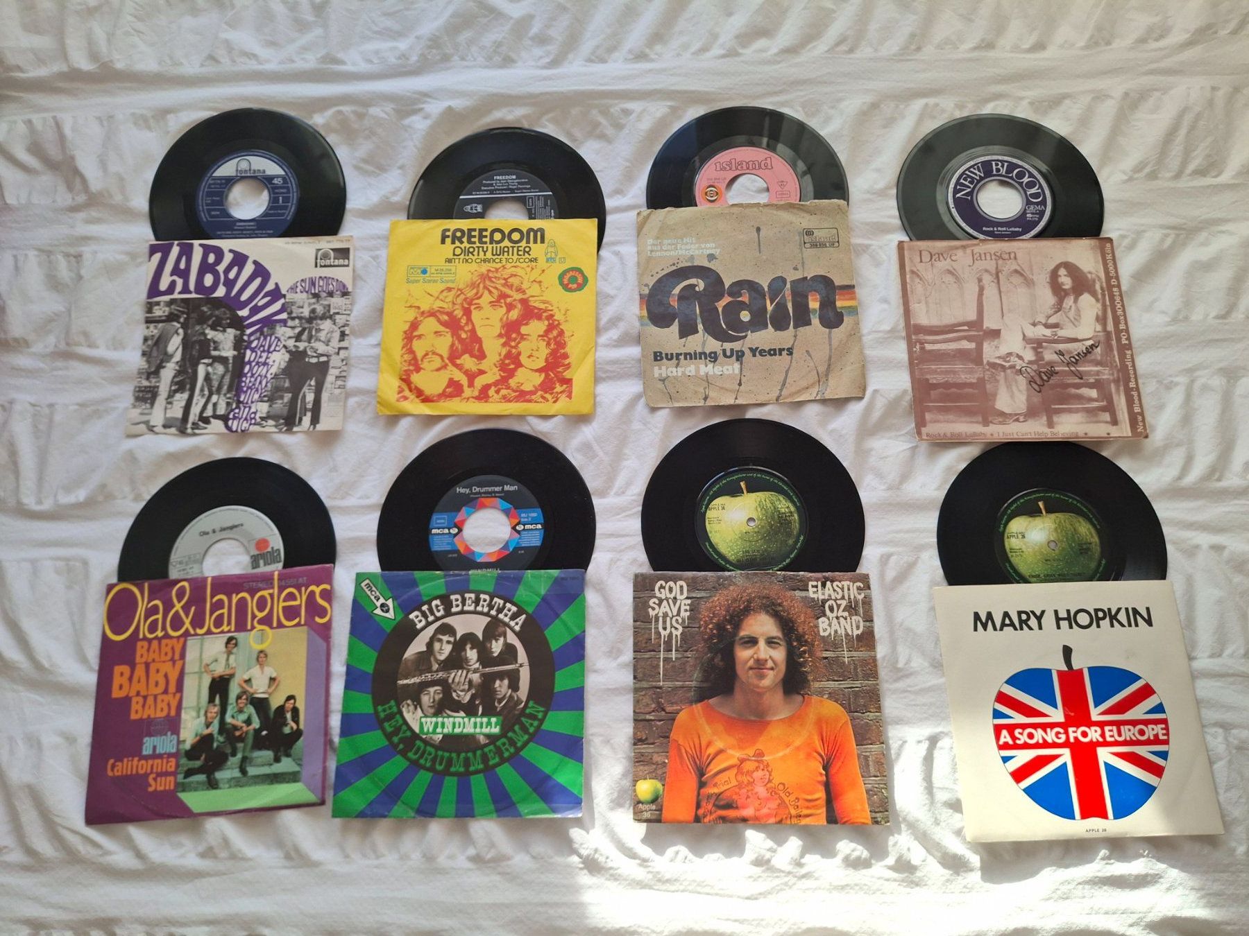 Dischi in vinile: 26 x 7"  rock 60's & 70's – Usato da Zürich venduto da giamcol 2