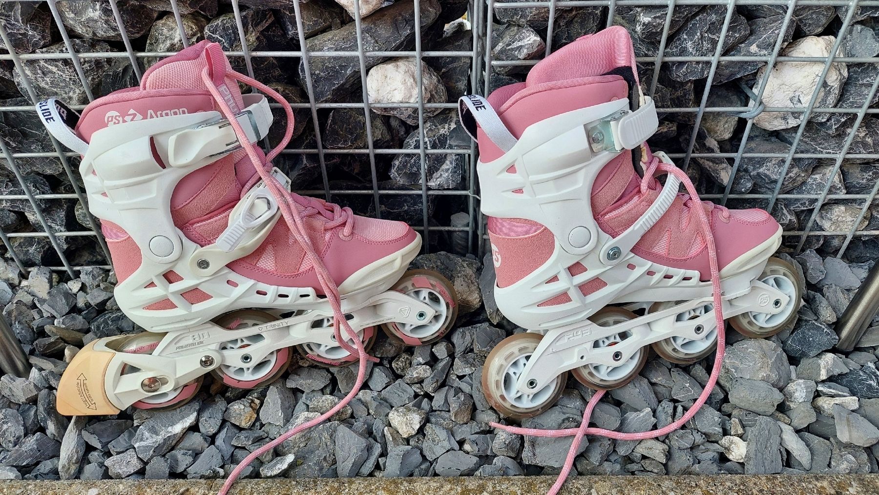 Inline-Skating & Rollschuhe: Inlineskates Powerslide Argon Grösse 39 pink weiss – Gebraucht aus Rossrüti von Annetti81 1