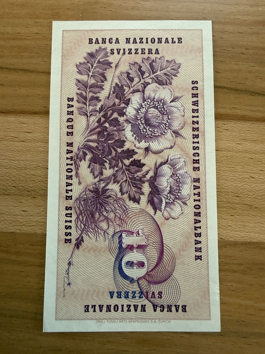 Banconote: 10 Franken Banknote Serie 30 U – Usato da Grenchen venduto da Bastet007 1