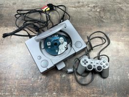 Sony Playstation 1 Konsole mit WCW Thunder