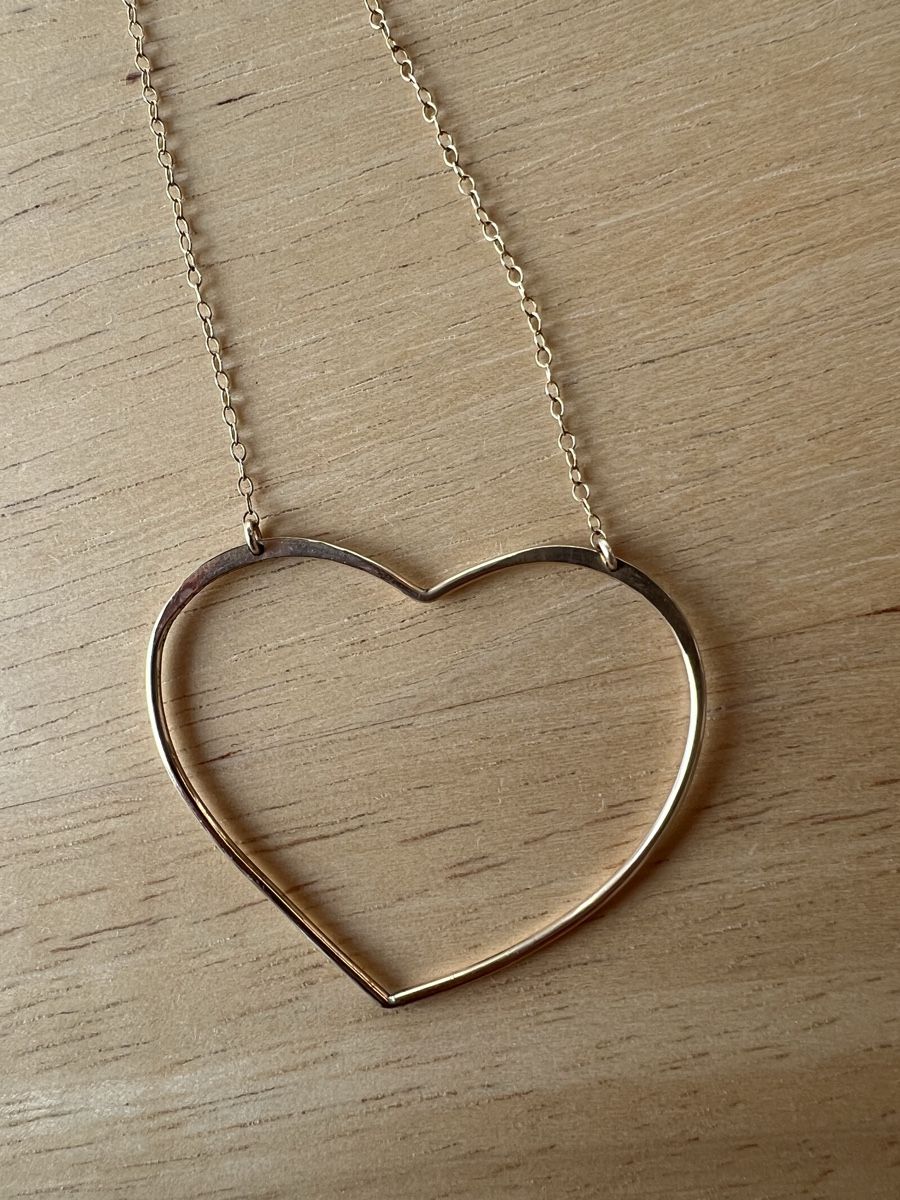 Catenine: Gold plated heart necklace  – Usato da Zollikon venduto da jud_cmm9 1