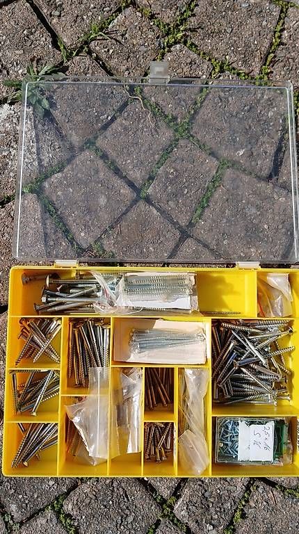 Contenitori & Simili: 2er-Set Sortierboxen mit Nägeln - Robuste Werkzeugboxen – Usato da Auw venduto da mic_z2t2