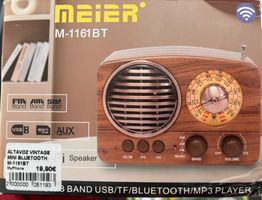 Meier vintage radio Bluetooth speaker MP3 New
