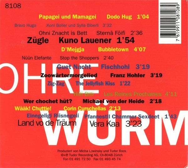 CD: CD V.A. - Ohrewürm (Digi, 1995) – Usato da Möriken AG venduto da mineralia 1