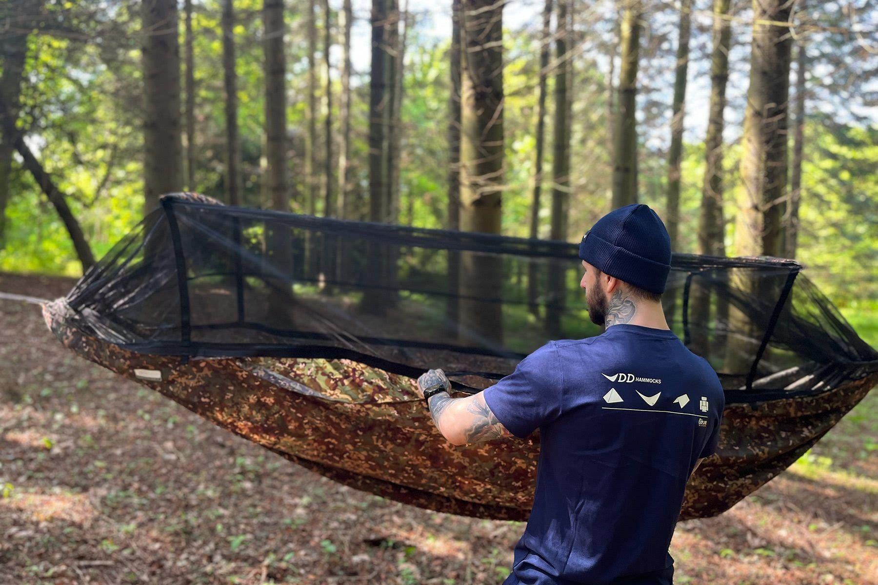 Amache: DD Frontline Kingsize MC Camo Hängematte – Nuovo e nell'imballaggio originale da Tulln venduto da HaengemattenShop 4