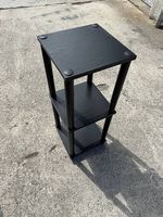 Petit meuble dappoint noir  3 niveaux