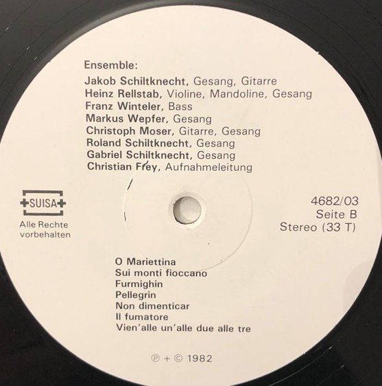 Dischi in vinile: Lieder beidseits der Alpen (LP) – Usato da Grüningen venduto da azulmarron 3
