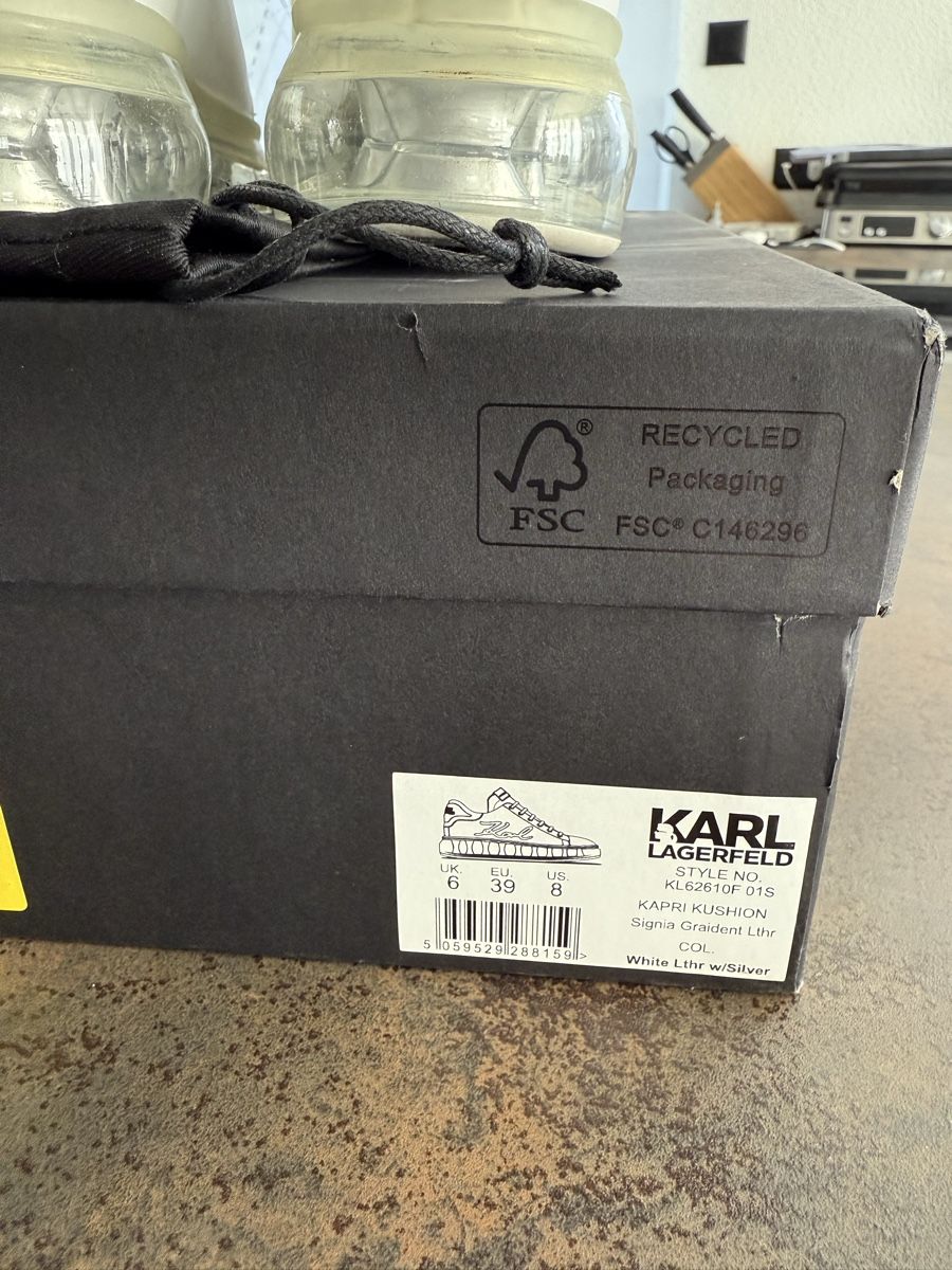 Karl Lagerfeld Scarpe da donna: Karl Lagerfeld Sneakers gr 39 mit original Karton – Usato da Arch venduto da Aga84 1