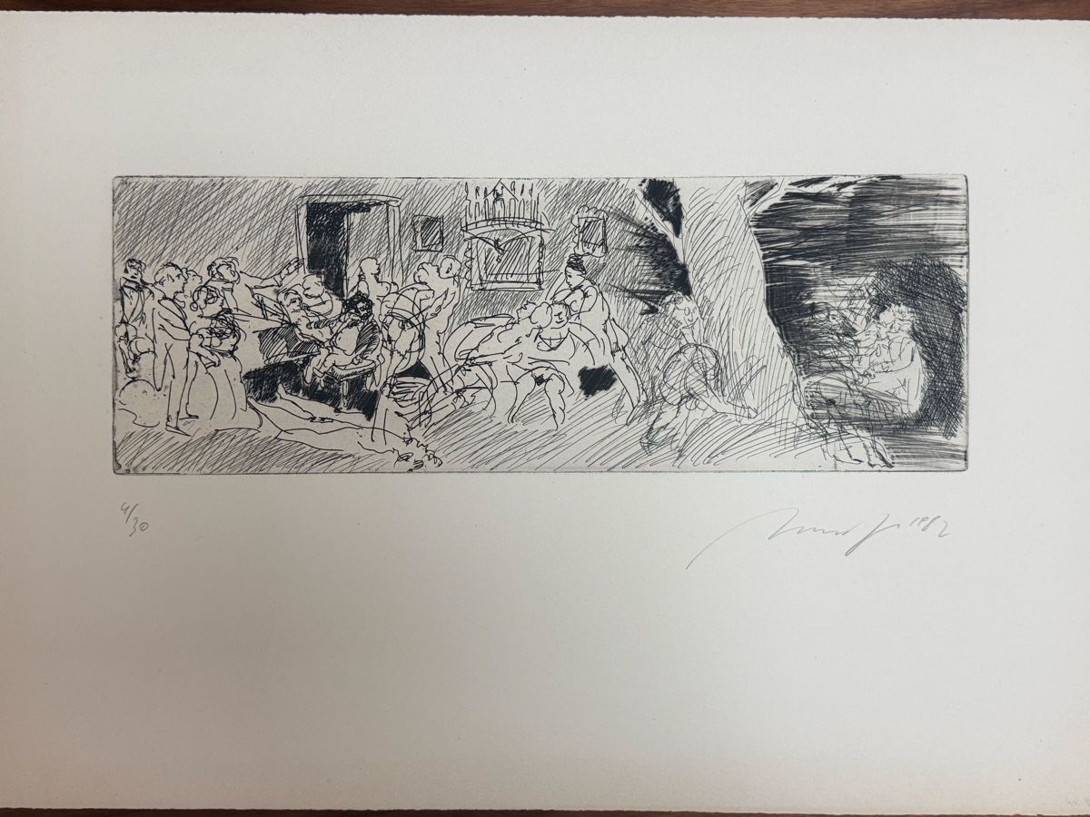 Grafica & Litografie: Hrdlicka, Alfred 1982 - Radierung  – Usato da Solothurn venduto da NUVICO 1