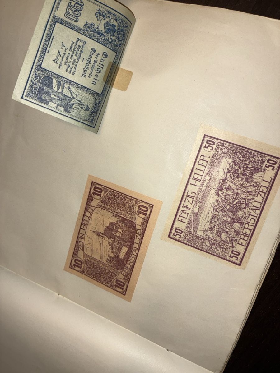 Banknoten: Collection de billets Notgeld , année 1920 – Neu und originalverpackt aus Semsales von Flohmarkt. 8