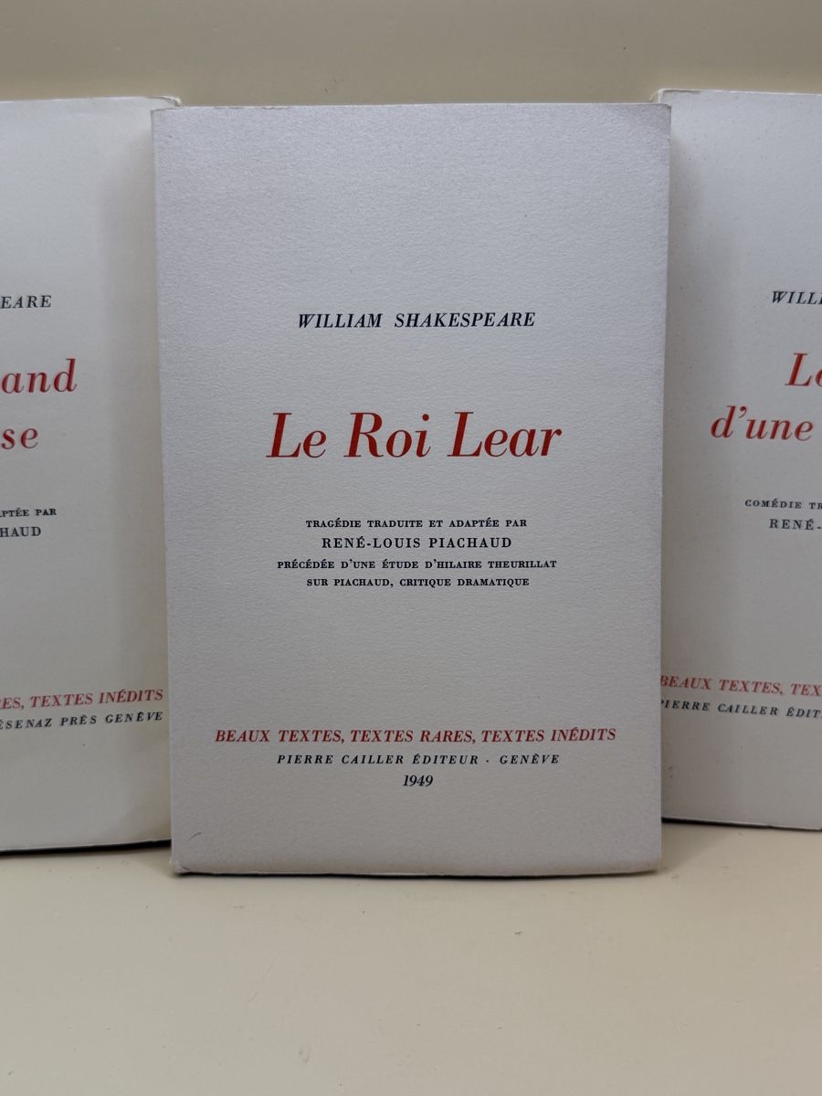 Libri: Shakespeare Pierre Cailler numérotés Genève 1946-49 – Usato da Genève venduto da sho_67qj 2