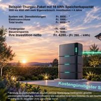 Batteriespeicher 16 kWh inkl. Installation