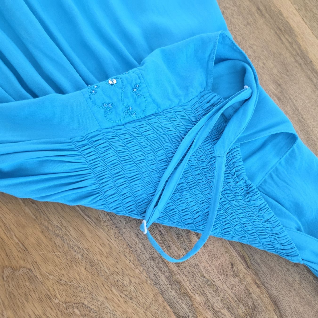 Vestiti: Langes Sommerkleid blau Grösse L  – Usato da Rheinsulz venduto da Gilea 7