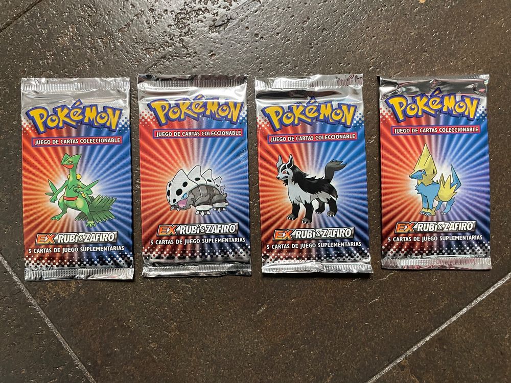 Booster Pokémon  bloc ex espagnol - ex rubi zafiro - neuf scellé - Elecsprint
