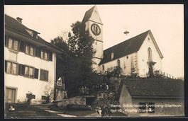AK Stallikon, Blick zur Kirche