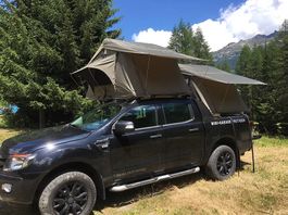 Dachzelt 2.45 × 1.45 m zu verkaufen