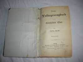 Volksgesangbuch f. den Gemischten Chor von Ignaz Heim 1879