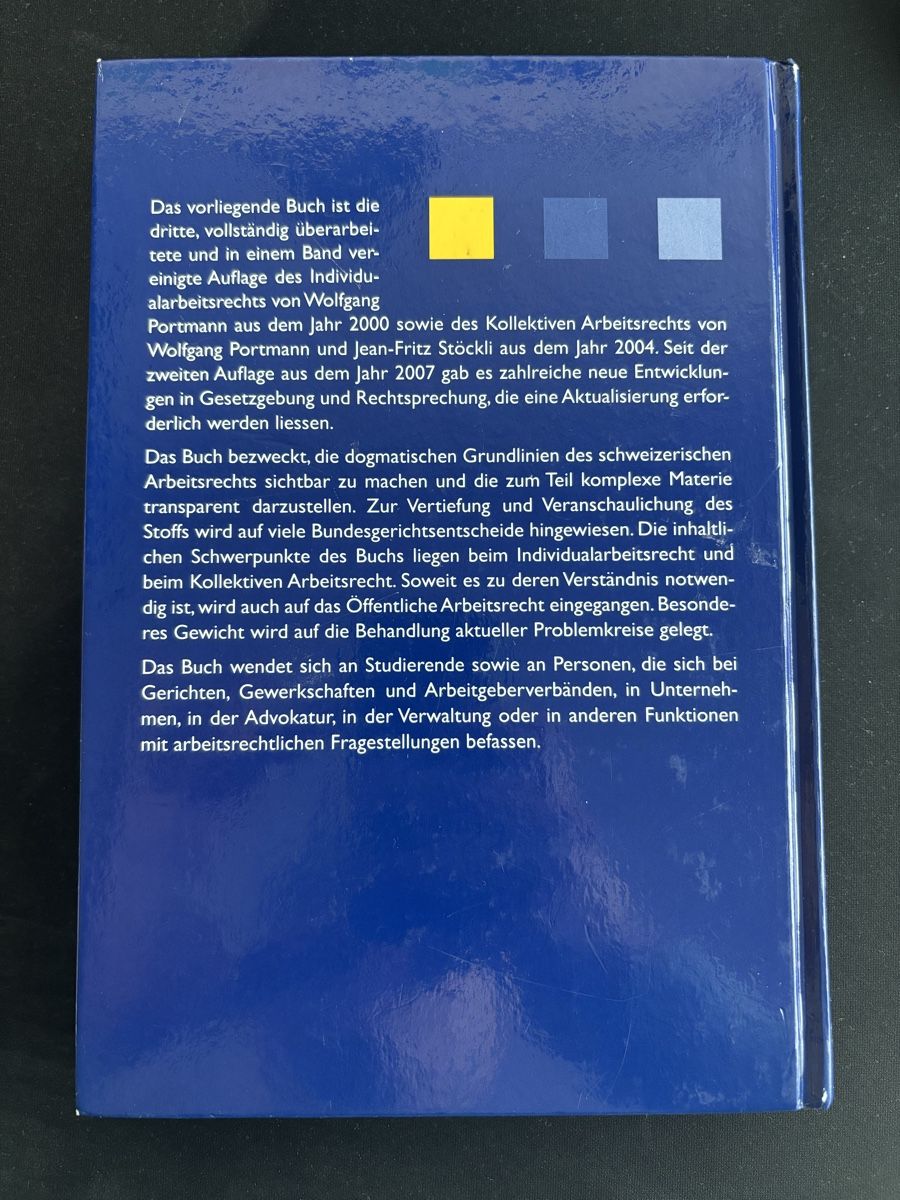 Libri: schweizerisches arbeitsrecht – Usato da Langnau am Albis venduto da CollectingCoRe 1