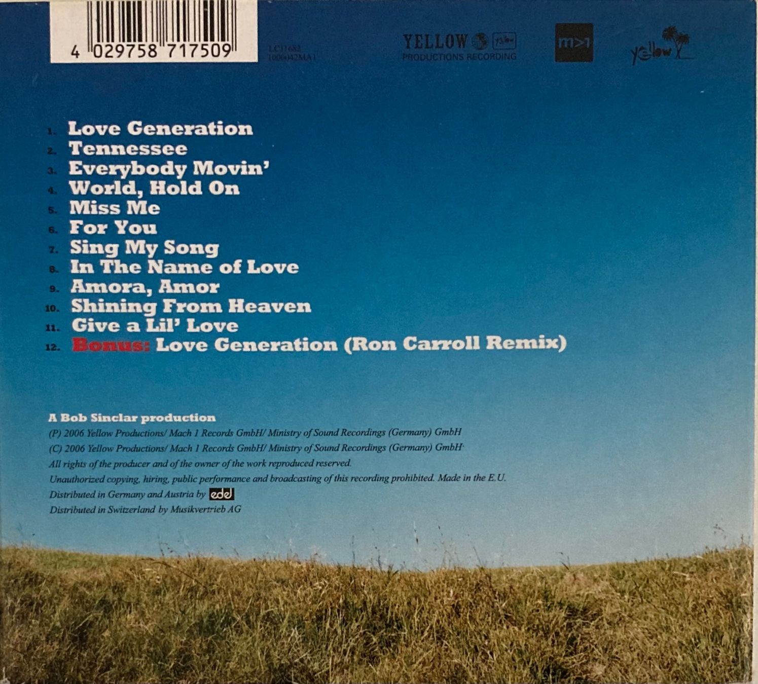 CDs: BOB SINCLAR - WESTERN DREAM – D'occasion à Poliez-Pittet par Newtown-Records 1