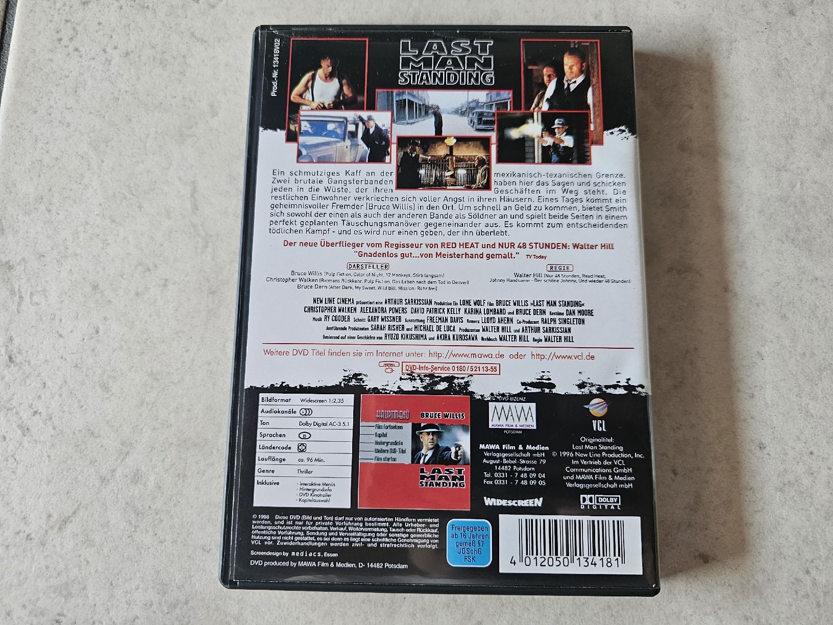 Tutti i DVDs: Last Man Standing   (Bruce Willis) – Usato da Schneisingen venduto da backstore24 1