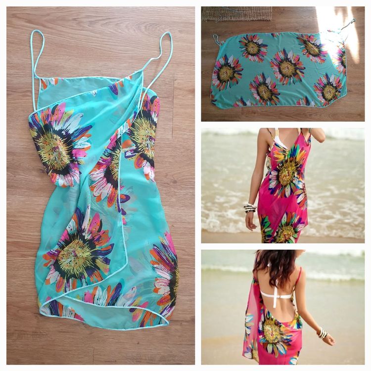 Handgefertigter Böser-Blick-Kimono Aus Bio-Baumwolle – Festival- & Strand-Cover-up, Bademantel, Boho-Look