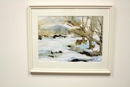 Original Aquarell Schweizer Kunstmalers Holzer