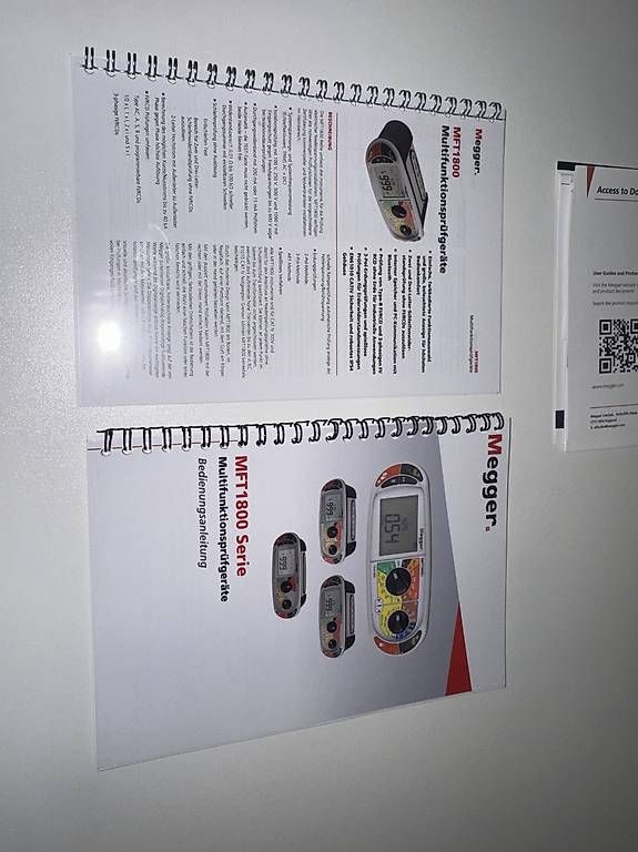Misurare: Megger MFT 1825 Installationstester – Usato da Kloten venduto da fet_vl82 3