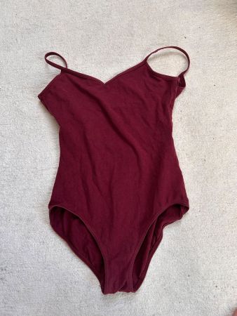 Balletttricot mit Spaghettiträgern