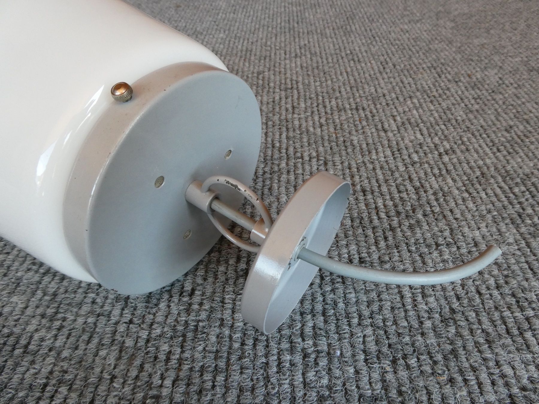 Lampade: 50er Jahre Industrielampe Deckenlampe – Usato da Lüchingen venduto da Eeizo 4
