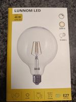3x IKEA LUNNOM LED Filament Birne E27 40W Neu OVP