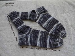 Socken handgestrickt Gr.45-46