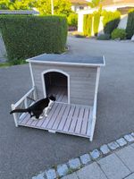 Hundehütte mit Terrasse neuwertig