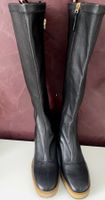 Bally Stiefel Damen mit Keilabsatzt Gr 37D schwarz