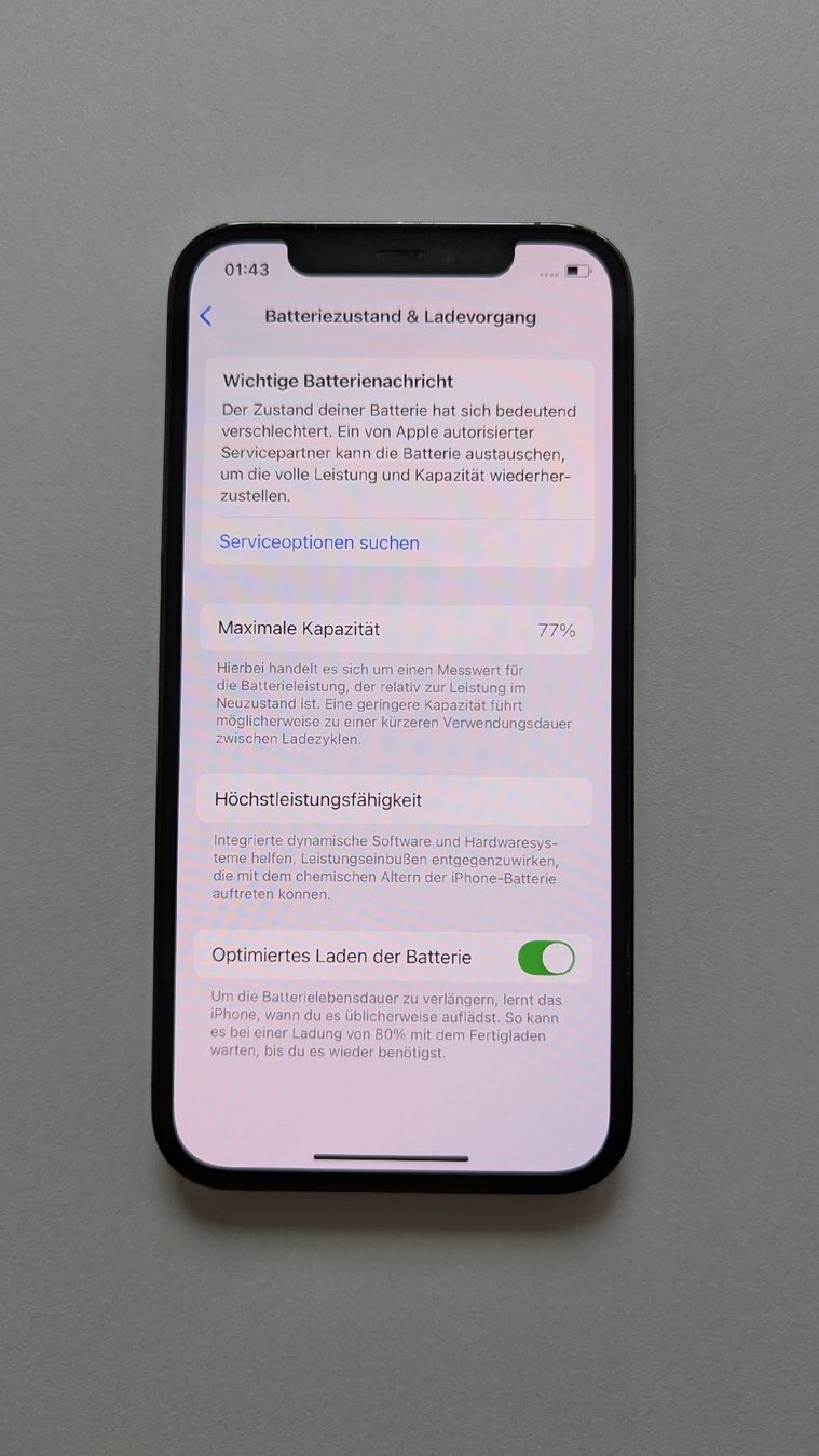 Apple Telefoni cellulari / Smartphones: iPhone 12 Pro 256 GB Top Zustand Farbe Grau. – Usato da Thun venduto da Refit-Zone 3