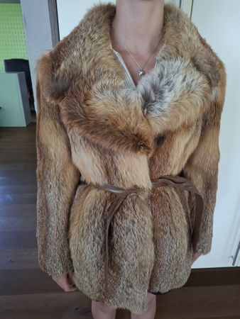 Magnifique manteau en peau de renard