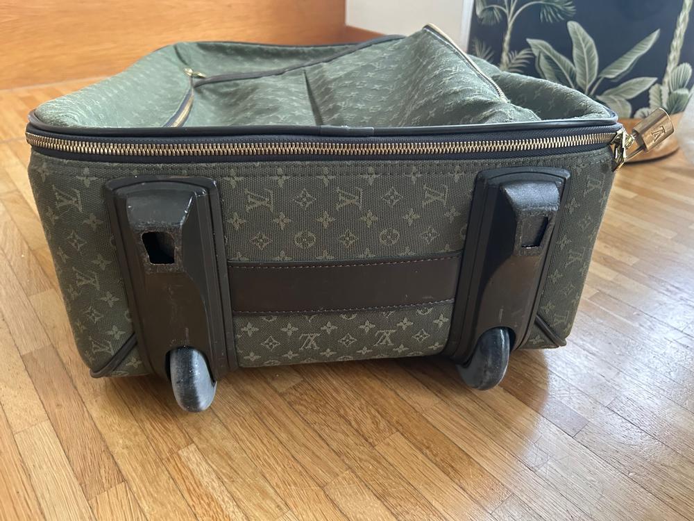 Louis Vuitton Khaki Monogram Mini Lin Annette Horizon Pegase