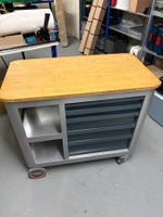 Etabli mobile, servante d'atelier à 5 tiroirs