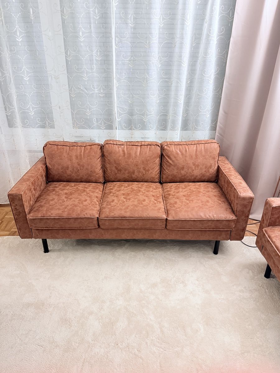 Divani: Neuwertige Lederstyle Sofa – Usato da Männedorf venduto da Astg133