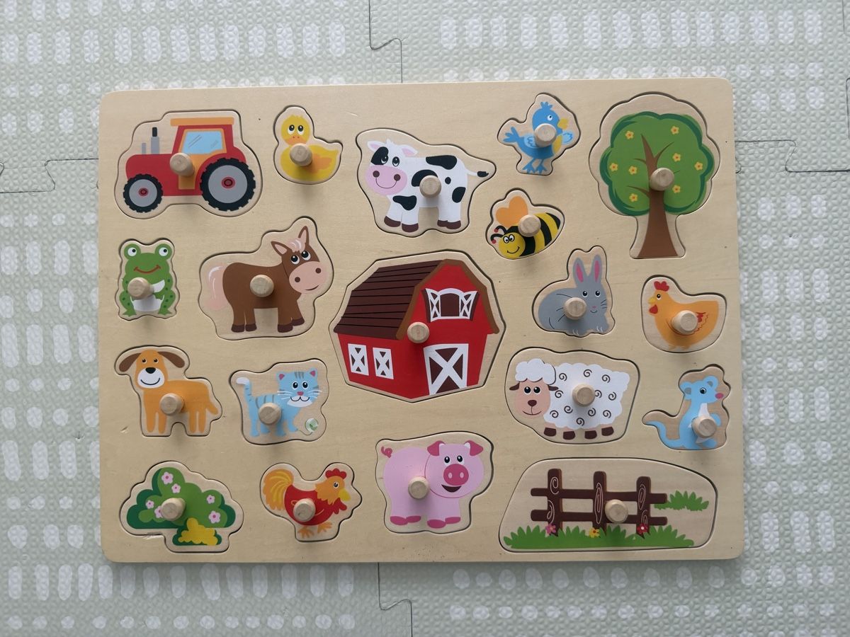 Puzzles: Holzpuzzle Bauernhof – D'occasion à Zürich par Freudefant