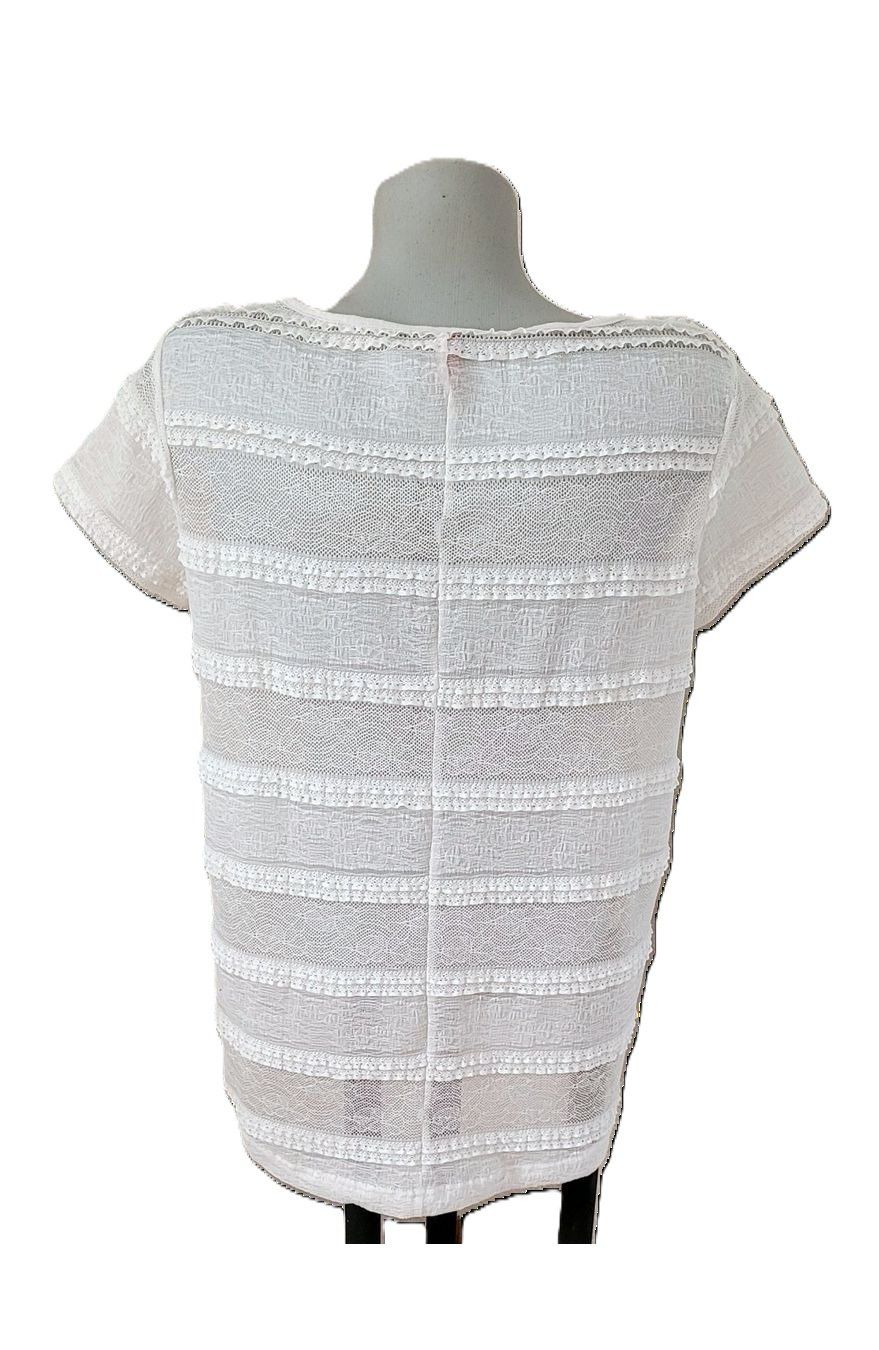 Esprit T-shirt: edc by Esprit süsses Shirt mit Spitze Gr. L – Usato da Füllinsdorf venduto da Sunnebliemli7 1