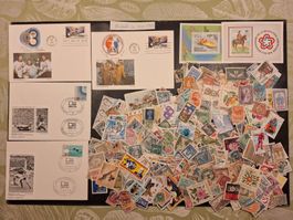 Ca 1000 Ausland-Briefmarken ab Uralt (ET07)