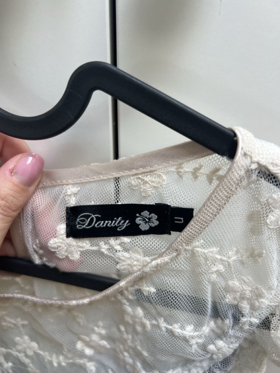 Vestiti: Damen Kleid Danity gemustert mit Spitze Grösse S – Usato da Zürich venduto da Vania55 1