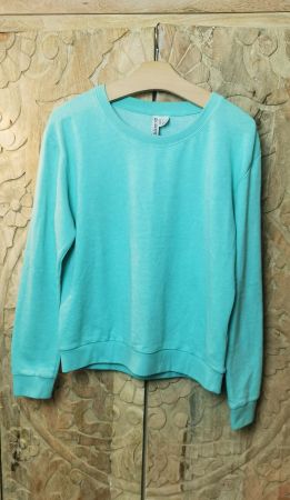 H&M DIVIDED Pullover, Sweater, türkis, Grösse S