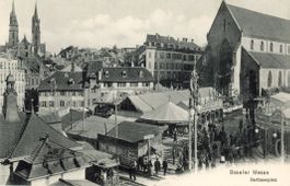 Basel  BS  -   BASLER MESSE  /  Barfüsserplatz