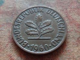 DEUTSCHLAND 2 Pfennig 1960