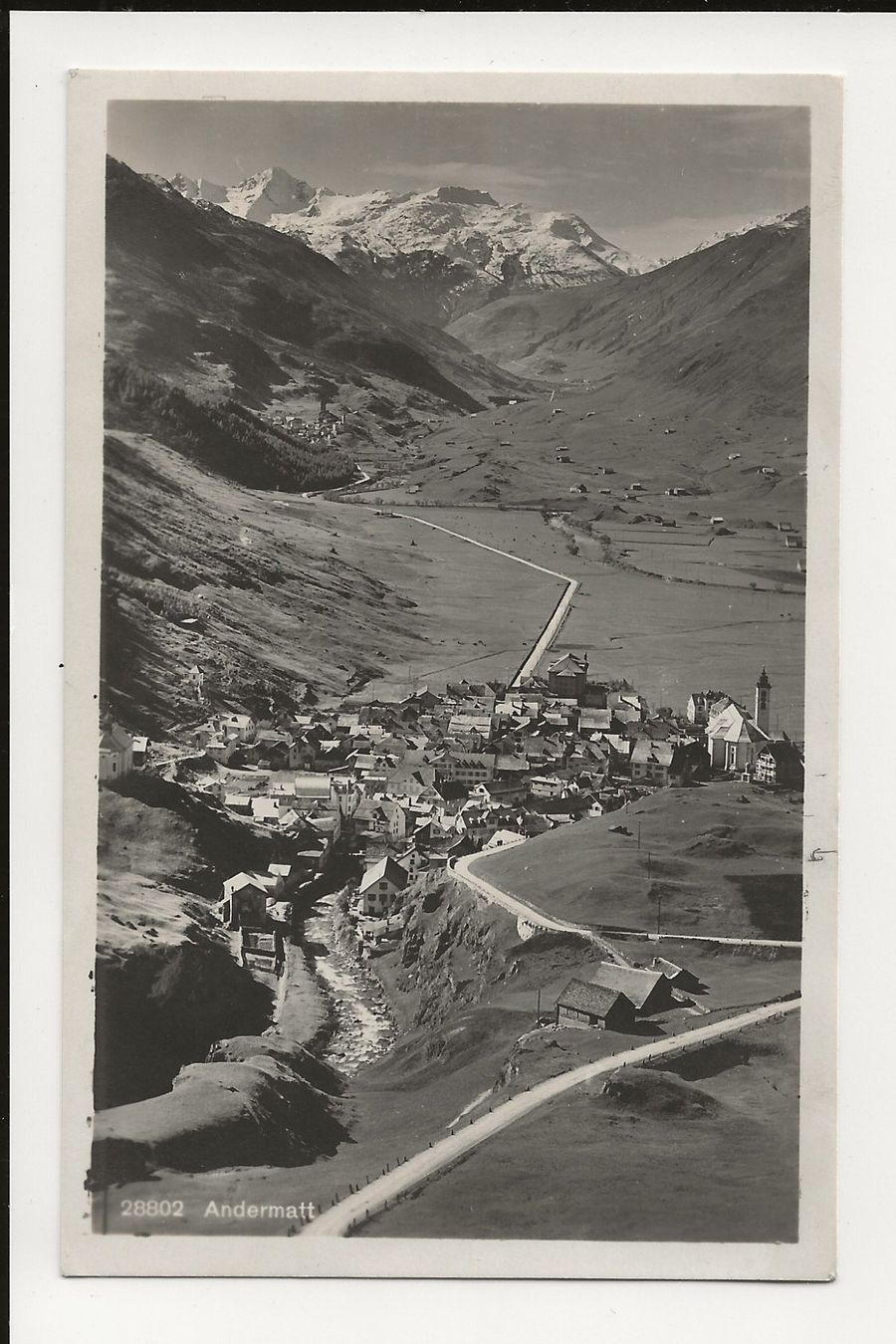 Ansichtskarten: AK ca.1940 Andermatt 🏞️ – Gebraucht aus Greifensee von 315WDO
