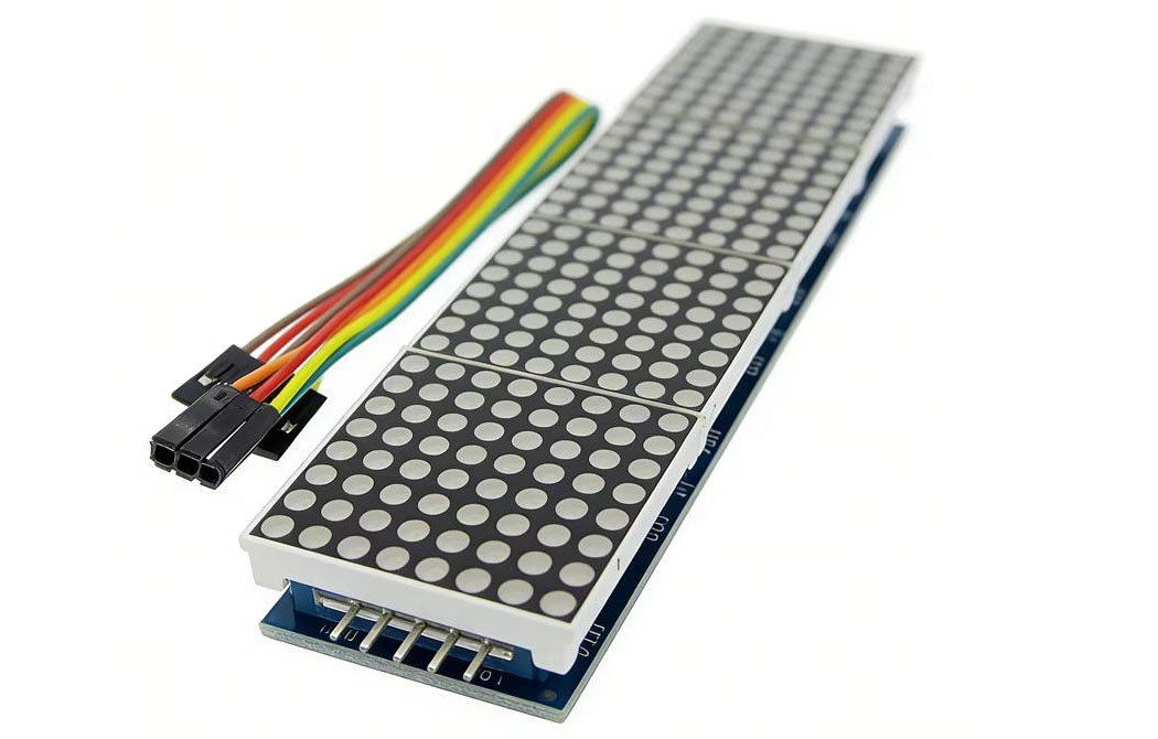 Componenti elettronici: MAX7219 LED Dot Matrix Display – Nuovo (secondo la descrizione) da Zurich venduto da led_matrix 1